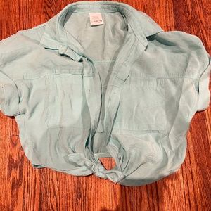 Zara button up shirt girls
